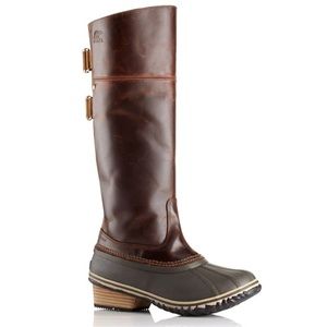 Sorel Slimpack Riding Tall II - Cognac Leather